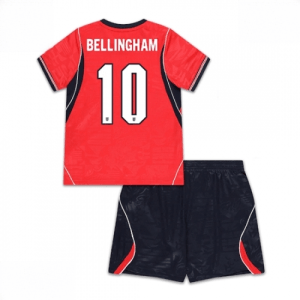 Echipament fotbal Anglia Jude Bellingham #10 Tricou Deplasare Mondial 2026 pentru copii şi pantaloni