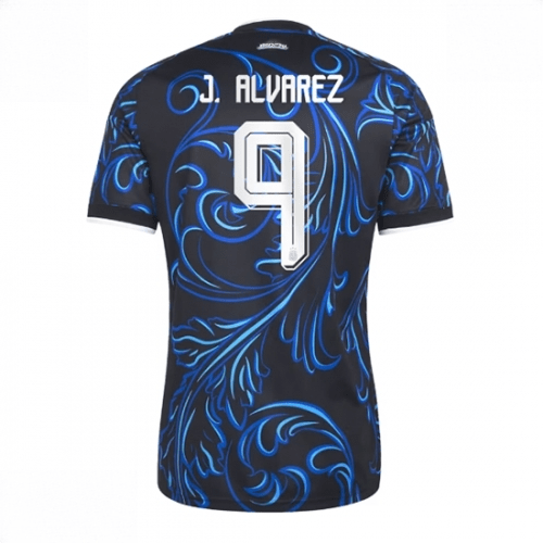 Echipament fotbal Argentina Julian Alvarez #9 Tricou Deplasare Mondial 2026 maneca scurta 1 Echipament fotbal Argentina Julian Alvarez #9 Tricou Deplasare Mondial 2026 maneca scurta