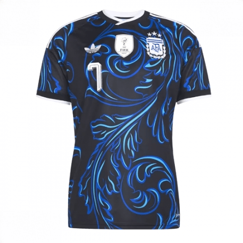 Echipament fotbal Argentina Rodrigo De Paul #7 Tricou Deplasare Mondial 2026 maneca scurta 2 Echipament fotbal Argentina Rodrigo De Paul #7 Tricou Deplasare Mondial 2026 maneca scurta - imagine 2