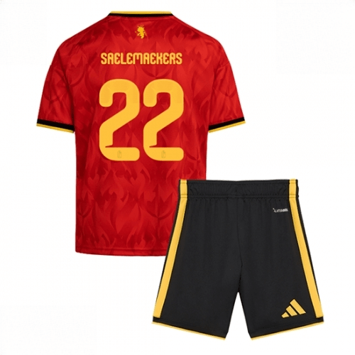Echipament fotbal Belgia Alexis Saelemaekers #22 Tricou Acasa Mondial 2026 pentru copii şi pantaloni 1 Echipament fotbal Belgia Alexis Saelemaekers #22 Tricou Acasa Mondial 2026 pentru copii şi pantaloni