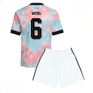 Echipament fotbal Belgia Axel Witsel #6 Tricou Deplasare Mondial 2026 pentru copii şi pantaloni