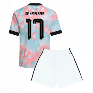 Echipament fotbal Belgia Charles De Ketelaere #17 Tricou Deplasare Mondial 2026 pentru copii şi pantaloni