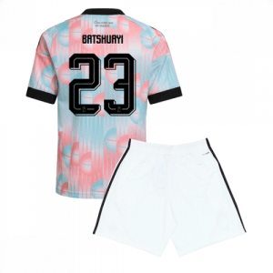 Echipament fotbal Belgia Michy Batshuayi #23 Tricou Deplasare Mondial 2026 pentru copii şi pantaloni