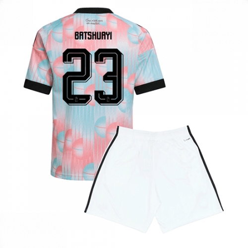 Echipament fotbal Belgia Michy Batshuayi #23 Tricou Deplasare Mondial 2026 pentru copii şi pantaloni 1 Echipament fotbal Belgia Michy Batshuayi #23 Tricou Deplasare Mondial 2026 pentru copii şi pantaloni