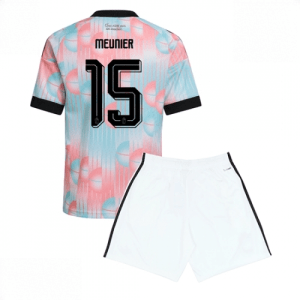 Echipament fotbal Belgia Thomas Meunier #15 Tricou Deplasare Mondial 2026 pentru copii şi pantaloni