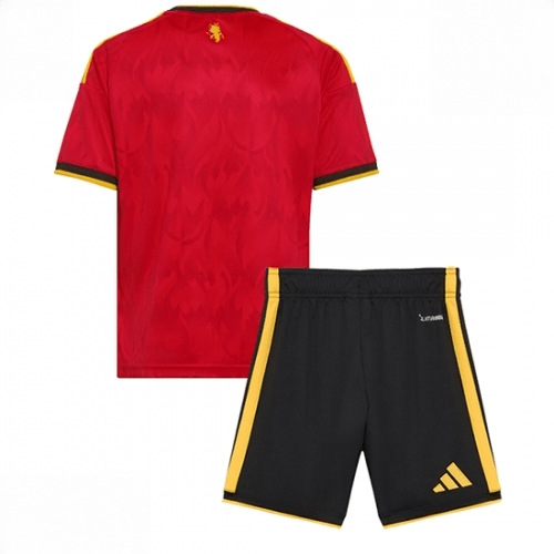 Echipament fotbal Belgia Tricou Acasa Mondial 2026 pentru copii şi pantaloni 2 Echipament fotbal Belgia Tricou Acasa Mondial 2026 pentru copii şi pantaloni - imagine 2