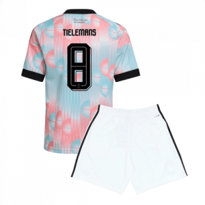 Echipament fotbal Belgia Youri Tielemans #8 Tricou Deplasare Mondial 2026 pentru copii şi pantaloni