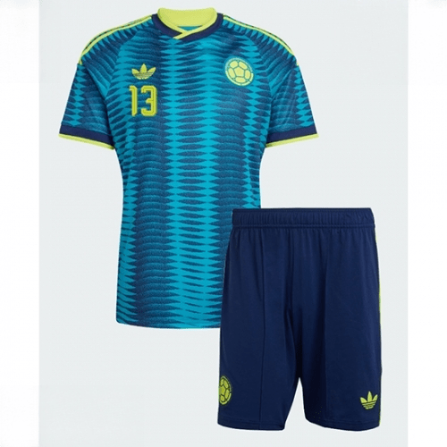 Echipament fotbal Columbia Yerry Mina #13 Tricou Deplasare Mondial 2026 pentru copii şi pantaloni 2 Echipament fotbal Columbia Yerry Mina #13 Tricou Deplasare Mondial 2026 pentru copii şi pantaloni - imagine 2