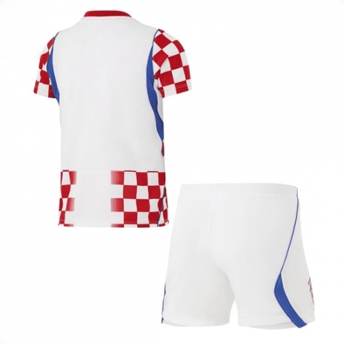 Echipament fotbal Croația Tricou Acasa Mondial 2026 pentru copii şi pantaloni 2 Echipament fotbal Croația Tricou Acasa Mondial 2026 pentru copii şi pantaloni - imagine 2
