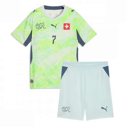 Echipament fotbal Elveția Breel Embolo #7 Tricou Deplasare Mondial 2026 pentru copii şi pantaloni 2 Echipament fotbal Elveția Breel Embolo #7 Tricou Deplasare Mondial 2026 pentru copii şi pantaloni - imagine 2