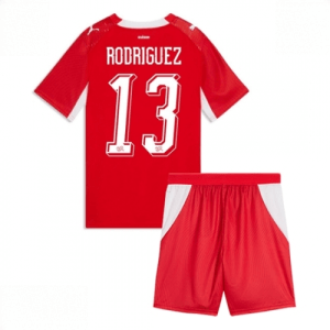 Home 6 Echipament fotbal Elveția Ricardo Rodriguez #13 Tricou Acasa Mondial 2026 pentru copii şi pantaloni