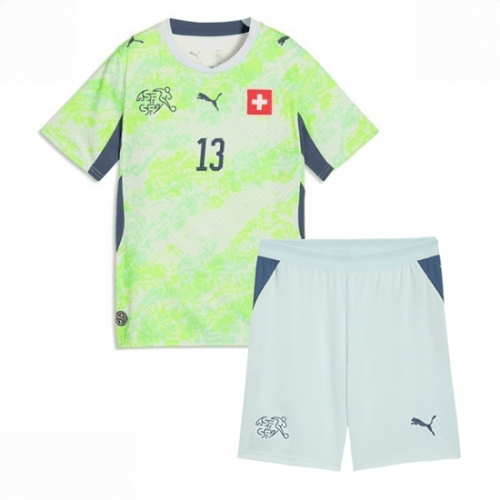 Echipament fotbal Elveția Ricardo Rodriguez #13 Tricou Deplasare Mondial 2026 pentru copii şi pantaloni 2 Echipament fotbal Elveția Ricardo Rodriguez #13 Tricou Deplasare Mondial 2026 pentru copii şi pantaloni - imagine 2