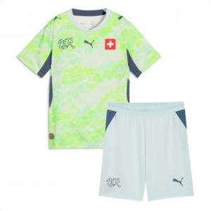 Echipament fotbal Elveția Tricou Deplasare Mondial 2026 pentru copii şi pantaloni