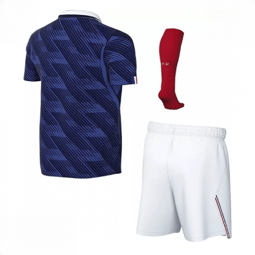 Echipament fotbal Franța Tricou Acasa Mondial 2026 pentru copii şi pantaloni 2 Echipament fotbal Franța Tricou Acasa Mondial 2026 pentru copii şi pantaloni - imagine 2