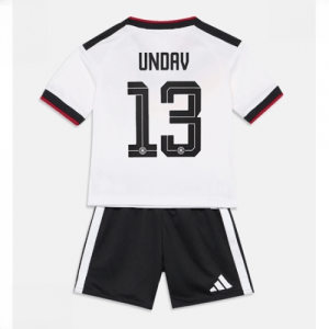 Echipament fotbal Germania Deniz Undav #13 Tricou Acasa Mondial 2026 pentru copii şi pantaloni