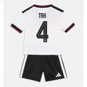 Echipament fotbal Germania Jonathan Tah #4 Tricou Acasa Mondial 2026 pentru copii şi pantaloni