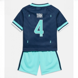 Echipament fotbal Germania Jonathan Tah #4 Tricou Deplasare Mondial 2026 pentru copii şi pantaloni