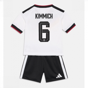 Echipament fotbal Germania Joshua Kimmich #6 Tricou Acasa Mondial 2026 pentru copii şi pantaloni
