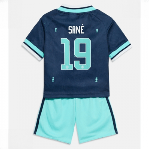 Echipament fotbal Germania Leroy Sane #19 Tricou Deplasare Mondial 2026 pentru copii şi pantaloni