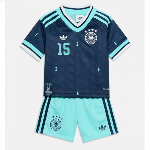 Echipament fotbal Germania Nico Schlotterbeck #15 Tricou Deplasare Mondial 2026 pentru copii şi pantaloni 2 Echipament fotbal Germania Nico Schlotterbeck #15 Tricou Deplasare Mondial 2026 pentru copii şi pantaloni - imagine 2
