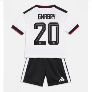 Echipament fotbal Germania Serge Gnabry #20 Tricou Acasa Mondial 2026 pentru copii şi pantaloni