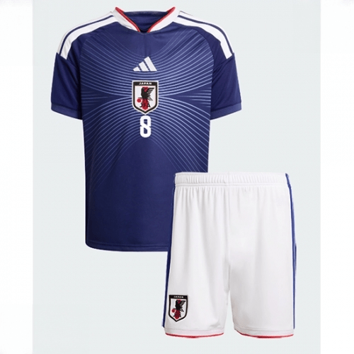Echipament fotbal Japonia Takumi Minamino #8 Tricou Acasa Mondial 2026 pentru copii şi pantaloni 2 Echipament fotbal Japonia Takumi Minamino #8 Tricou Acasa Mondial 2026 pentru copii şi pantaloni - imagine 2