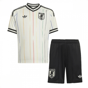 Echipament fotbal Japonia Tricou Deplasare Mondial 2026 pentru copii şi pantaloni