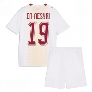 Echipament fotbal Maroc Youssef En-Nesyri #19 Tricou Deplasare Mondial 2026 pentru copii şi pantaloni