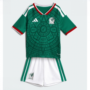 Echipament fotbal Mexic Tricou Acasa Mondial 2026 pentru copii şi pantaloni