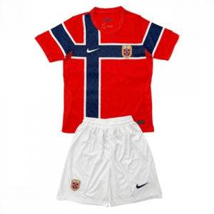 Home 4 Echipament fotbal Norvegia Tricou Acasa Mondial 2026 pentru copii şi pantaloni