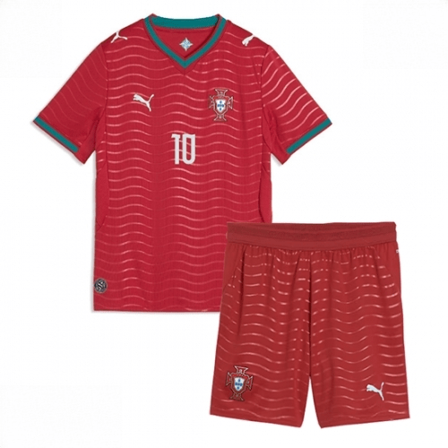 Echipament fotbal Portugalia Bernardo Silva #10 Tricou Acasa Mondial 2026 pentru copii şi pantaloni 2 Echipament fotbal Portugalia Bernardo Silva #10 Tricou Acasa Mondial 2026 pentru copii şi pantaloni - imagine 2