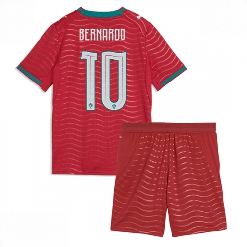 Echipament fotbal Portugalia Bernardo Silva #10 Tricou Acasa Mondial 2026 pentru copii şi pantaloni 1 Echipament fotbal Portugalia Bernardo Silva #10 Tricou Acasa Mondial 2026 pentru copii şi pantaloni