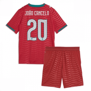 Echipament fotbal Portugalia Joao Cancelo #20 Tricou Acasa Mondial 2026 pentru copii şi pantaloni