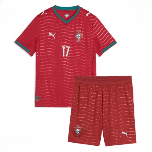 Echipament fotbal Portugalia Rafael Leao #17 Tricou Acasa Mondial 2026 pentru copii şi pantaloni 2 Echipament fotbal Portugalia Rafael Leao #17 Tricou Acasa Mondial 2026 pentru copii şi pantaloni - imagine 2