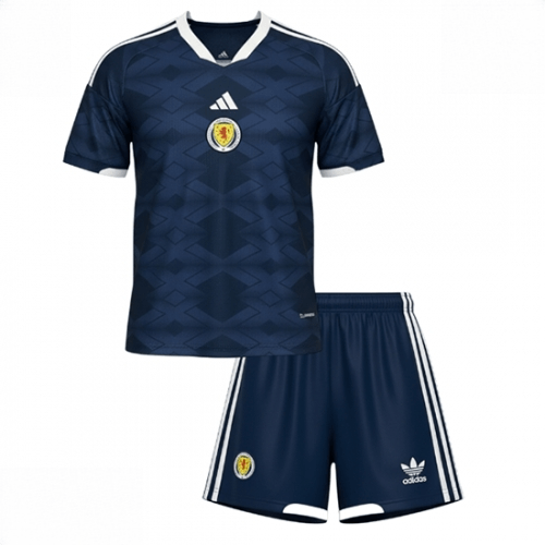 Echipament fotbal Scoția Tricou Acasa Mondial 2026 pentru copii şi pantaloni 1 Echipament fotbal Scoția Tricou Acasa Mondial 2026 pentru copii şi pantaloni