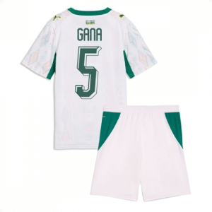 Echipament fotbal Senegal Idrissa Gueye #5 Tricou Acasa Mondial 2026 pentru copii şi pantaloni