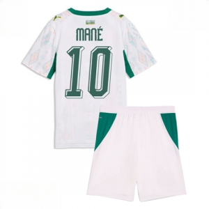 Echipament fotbal Senegal Sadio Mane #10 Tricou Acasa Mondial 2026 pentru copii şi pantaloni