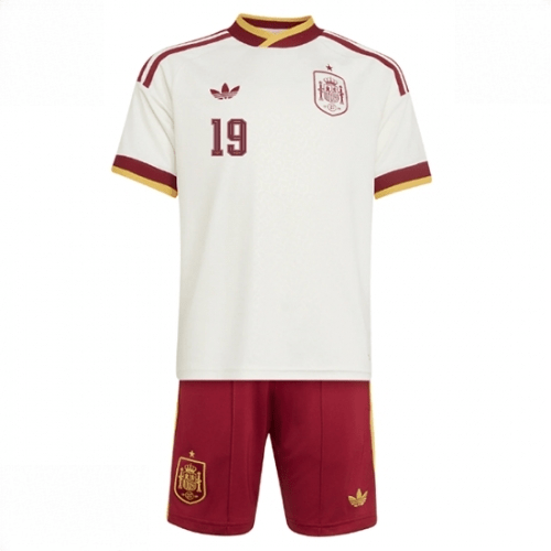 Echipament fotbal Spania Lamine Yamal #19 Tricou Deplasare Mondial 2026 pentru copii şi pantaloni 2 Echipament fotbal Spania Lamine Yamal #19 Tricou Deplasare Mondial 2026 pentru copii şi pantaloni - imagine 2