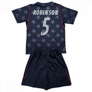 Echipament fotbal Statele Unite Antonee Robinson #5 Tricou Deplasare Mondial 2026 pentru copii şi pantaloni