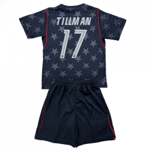 Echipament fotbal Statele Unite Malik Tillman #17 Tricou Deplasare Mondial 2026 pentru copii şi pantaloni