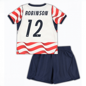 Echipament fotbal Statele Unite Miles Robinson #12 Tricou Acasa Mondial 2026 pentru copii şi pantaloni