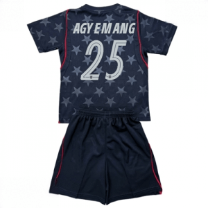 Echipament fotbal Statele Unite Patrick Agyemang #25 Tricou Deplasare Mondial 2026 pentru copii şi pantaloni