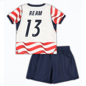 Echipament fotbal Statele Unite Tim Ream #13 Tricou Acasa Mondial 2026 pentru copii şi pantaloni