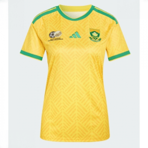 Echipament fotbal Africa de Sud Tricou Acasa Mondial 2026 pentru femei maneca scurta
