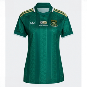 Echipament fotbal Africa de Sud Tricou Deplasare Mondial 2026 pentru femei maneca scurta