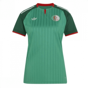 Echipament fotbal Algeria Tricou Deplasare Mondial 2026 pentru femei maneca scurta