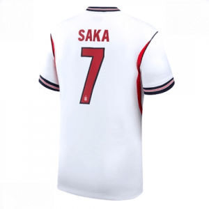 Echipament fotbal Anglia Bukayo Saka #7 Tricou Acasa Mondial 2026 maneca scurta