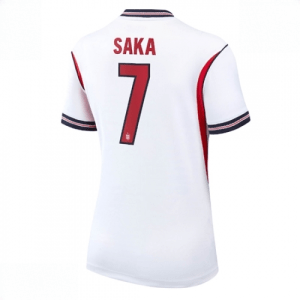 Echipament fotbal Anglia Bukayo Saka #7 Tricou Acasa Mondial 2026 pentru femei maneca scurta