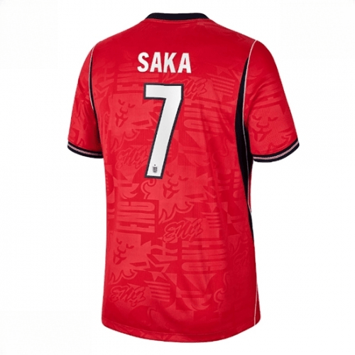 Echipament fotbal Anglia Bukayo Saka #7 Tricou Deplasare Mondial 2026 maneca scurta 1 Echipament fotbal Anglia Bukayo Saka #7 Tricou Deplasare Mondial 2026 maneca scurta
