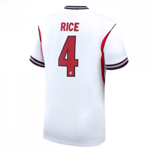 Echipament fotbal Anglia Declan Rice #4 Tricou Acasa Mondial 2026 maneca scurta